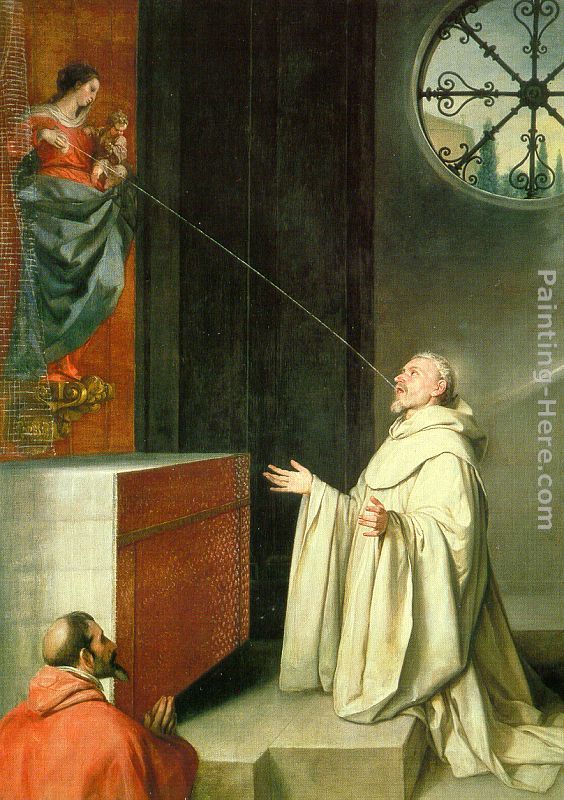 The Vision of St Bernard painting - Alonso Cano The Vision of St Bernard art painting